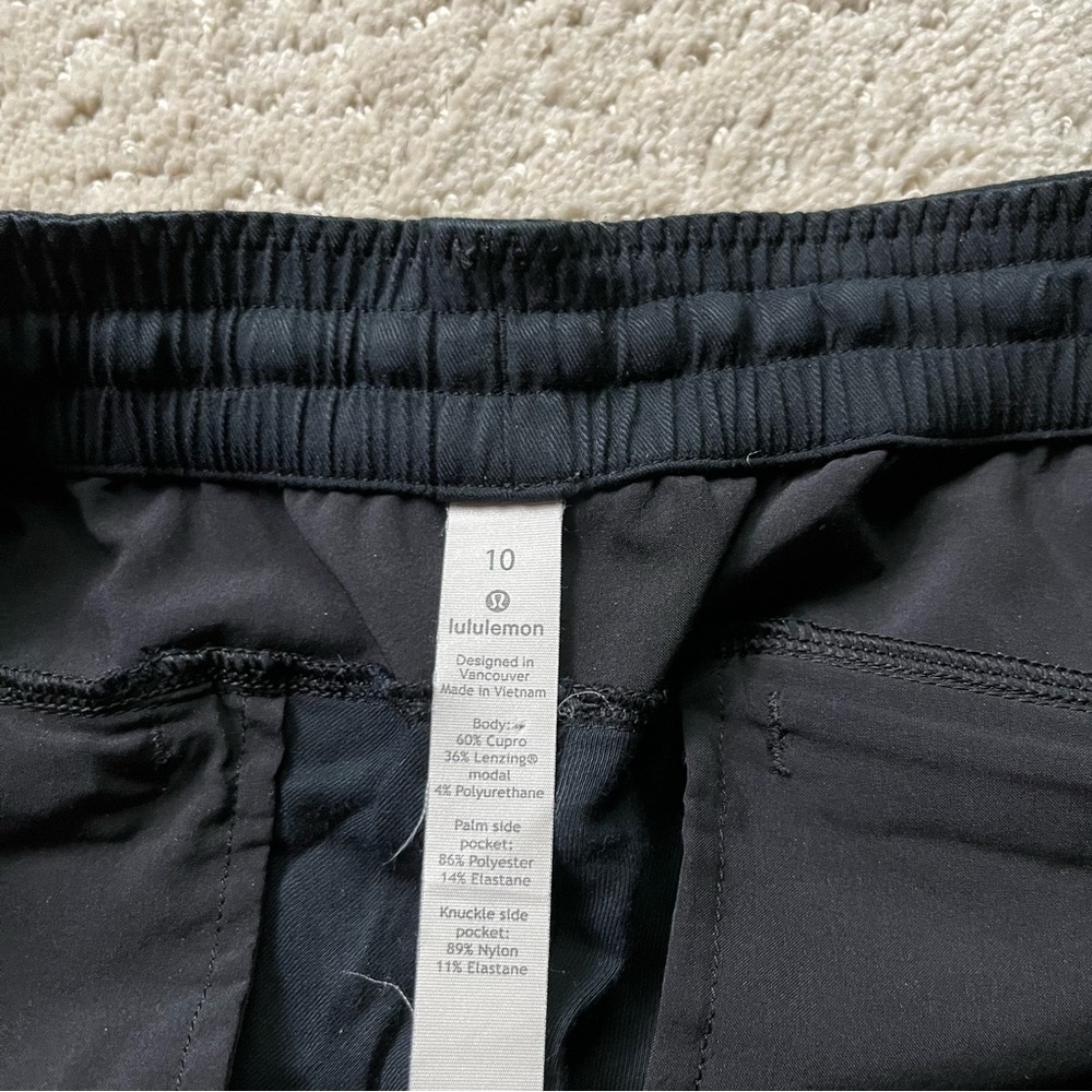 Lululemon Essential Affinity Mid Rise Jogger Black 10 - Picture 7 of 13